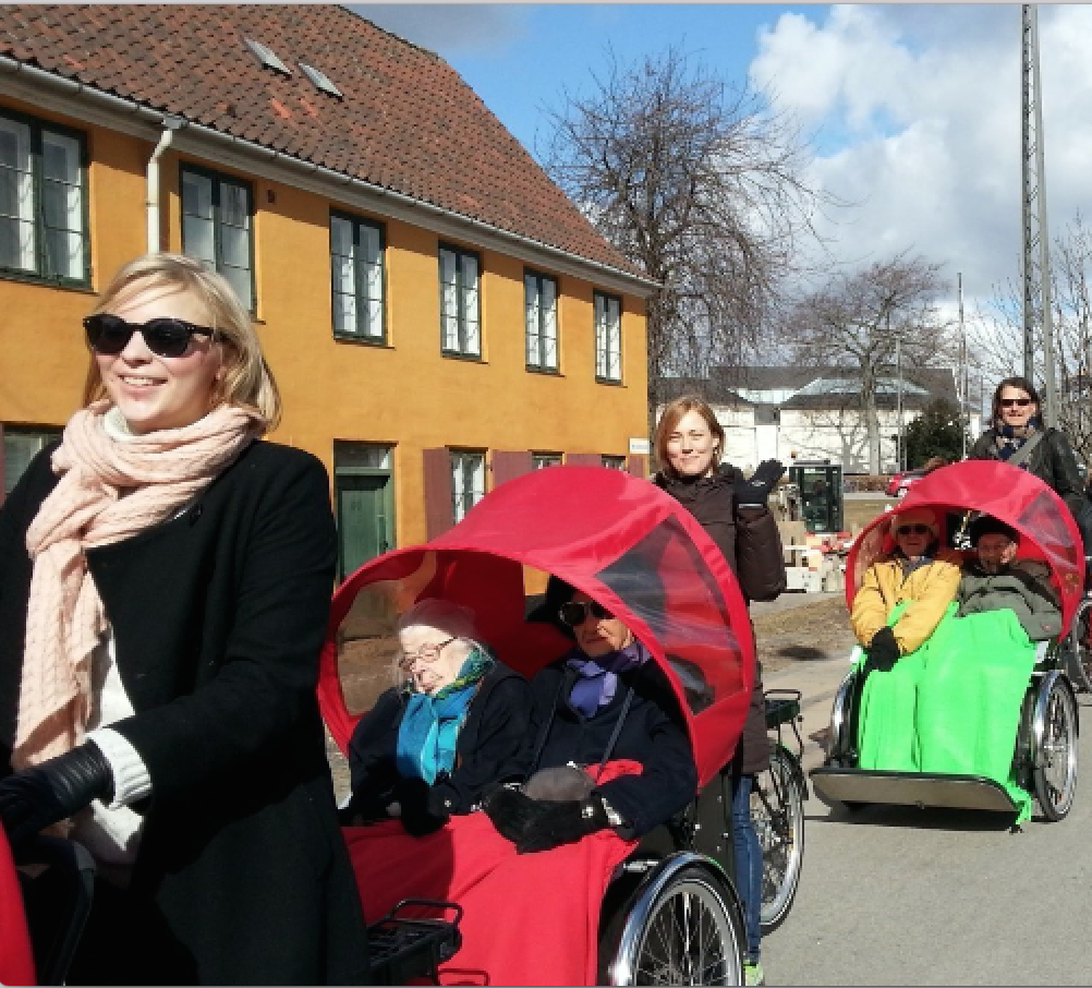 The Cycling Without Age program is popular in Scandinavia.