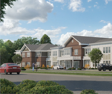 An artist's rendering of Anthem Memory Care's Emerald Place in Glenview, IL.
