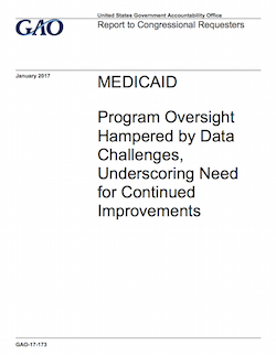 Data issues complicate Medicaid oversight, GAO says