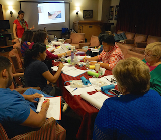 Jewish Home Assisted Living nursing staff members receive IV training. (Photo: Jewish Home Family)