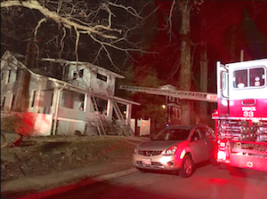 Two people died after a fire at Kozy Kottage. (Photo courtesy of the Baltimore Fire Department)