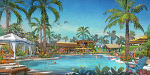 Latitude Margaritaville will feature a pool area with beach entry.