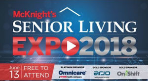 McKnight's Senior Living 2018 Online Expo logo