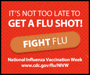 It's not too late to get a flu shot!