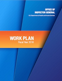 The Office of Inspector General work plan for 2016.