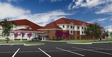 This artist's rendering depicts Robin Run Village, which has completed an $11 million expansion.