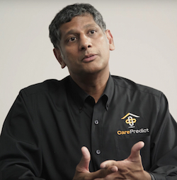 Satish Movva, CEO and founder of CarePredict, talks about the company's technology.