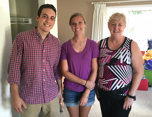 Collett Chapp, Corey Youngs and Lori Johnston are the newest residents of Clark on Keller Lake.