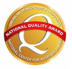 AHCA / NCAL Gold Quality Award logo