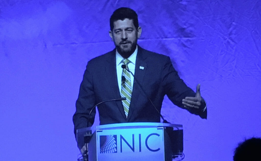 Paul Ryan talks healthcare, immigration at NIC in first post-Congress speech