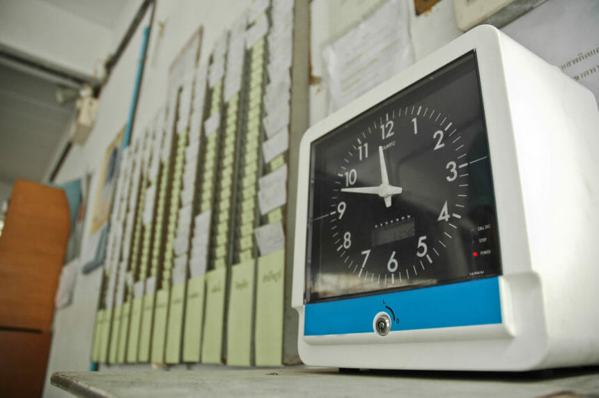 timeclock and timecards
