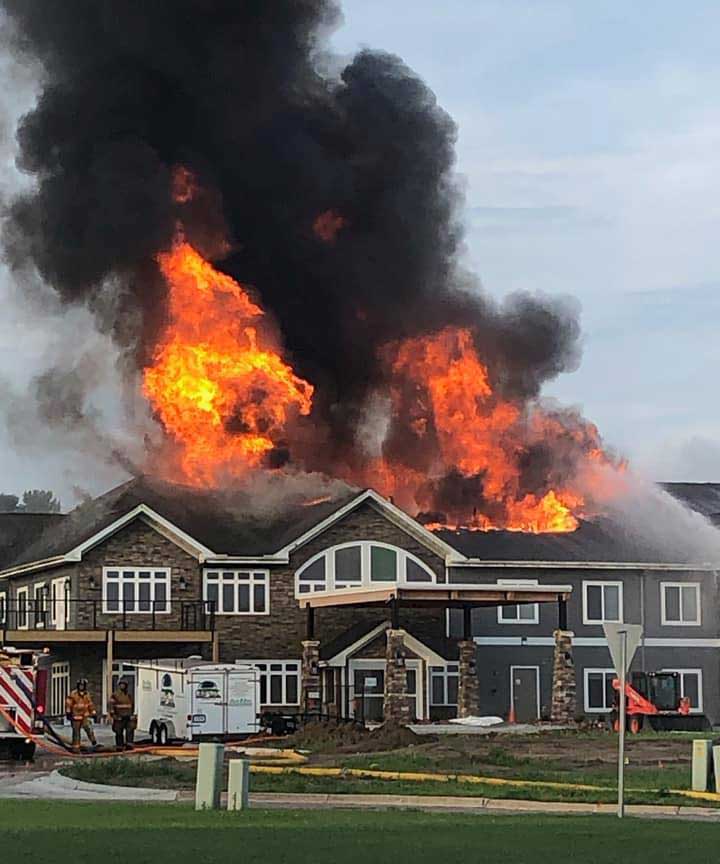 Almost ready to open, senior living community is gutted by fire
