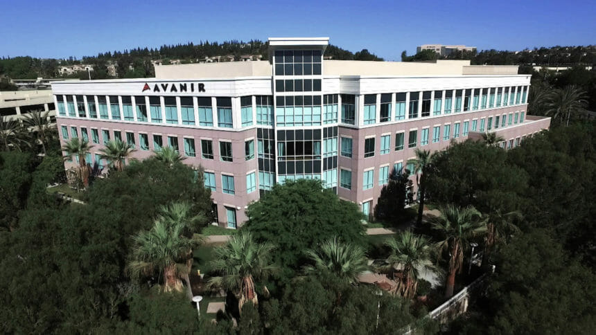 Avanir's building in Aliso Viejo, CA.