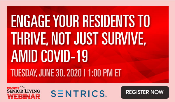 Tuesday, learn how to help residents thrive during the pandemic