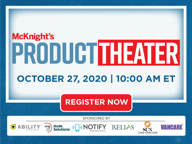 Oct. 27 McKnight’s Product Theater will highlight 6 industry innovations