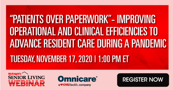 Nov. 17 webinar will share how to improve efficiencies during pandemic
