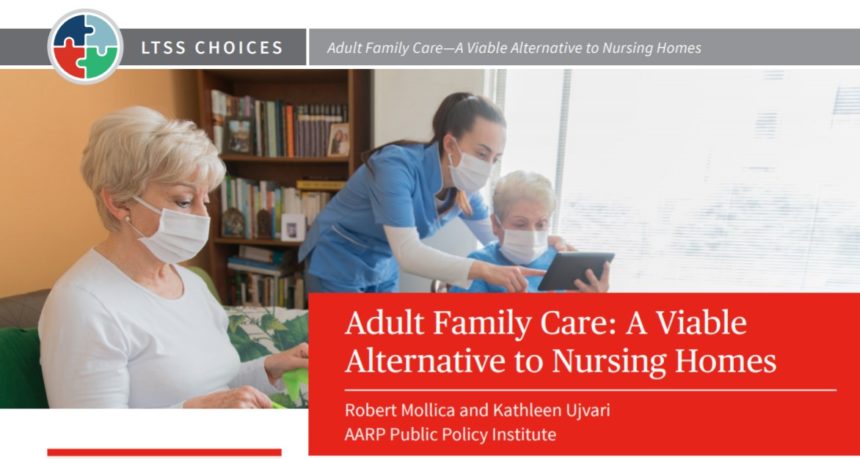 AARP Adult Family Care report cover