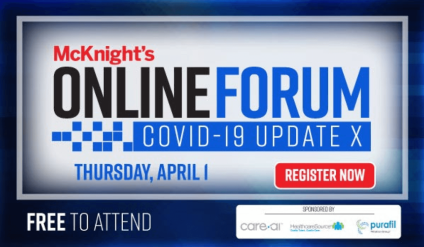 McKnight's Online Forum X logo