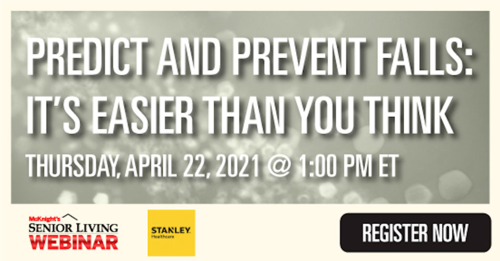 Learn how to predict and prevent falls during April 22 webinar