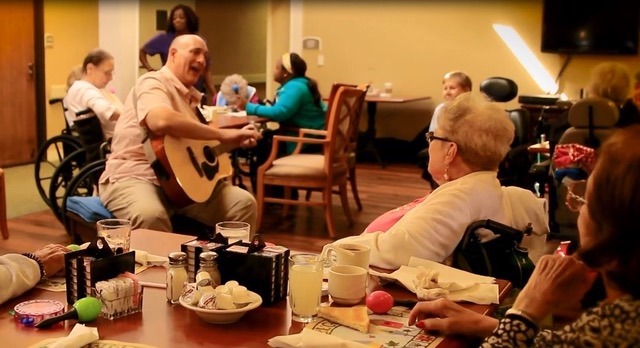 Musician is a hit with homebound seniors