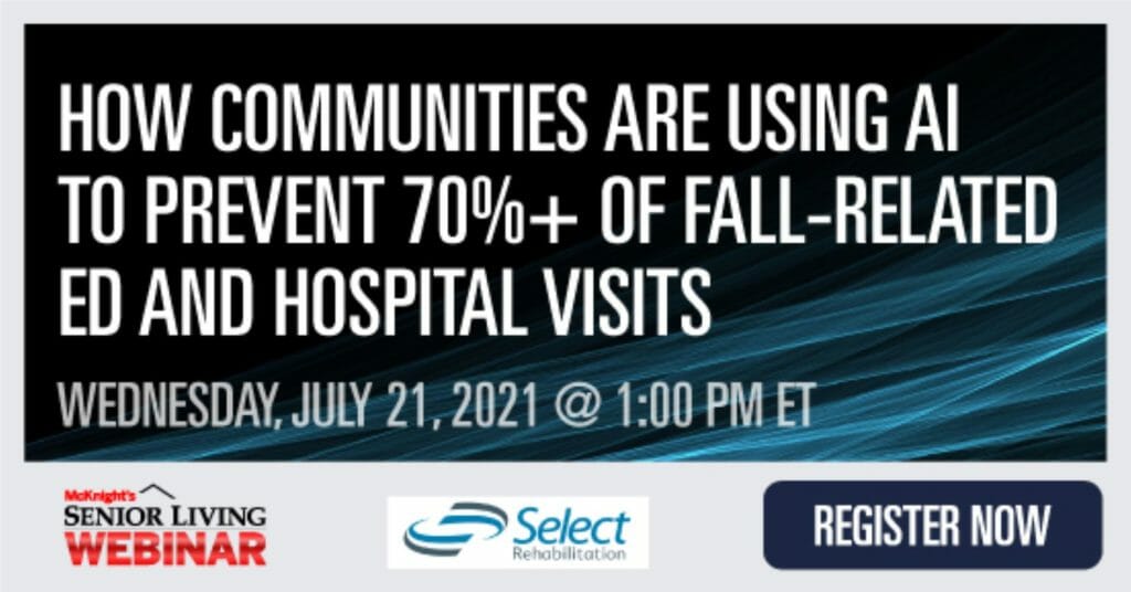 July 21 webinar will share how communities are using AI to prevent fall-related ED visits