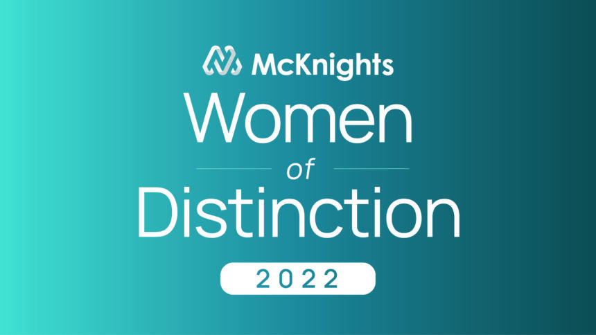 2022 McKnight's Women of Distinction logo