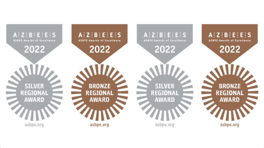2022 Azbee Award logos