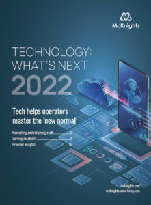 2022 McKnight's Technology Supplement cover