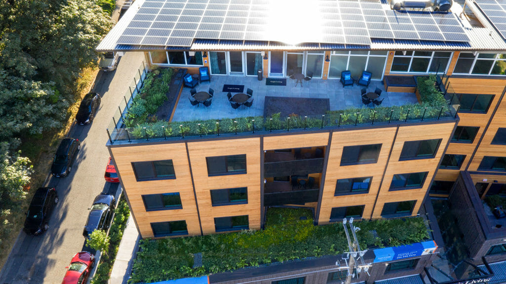 Aegis Living_Sky Lounge + Partial Solar Panel View