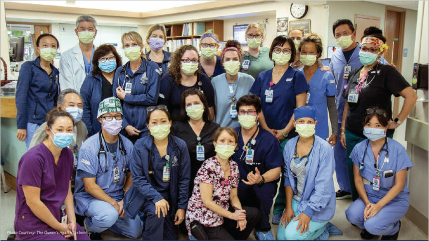 Group of Hawai'ian healthcare workers