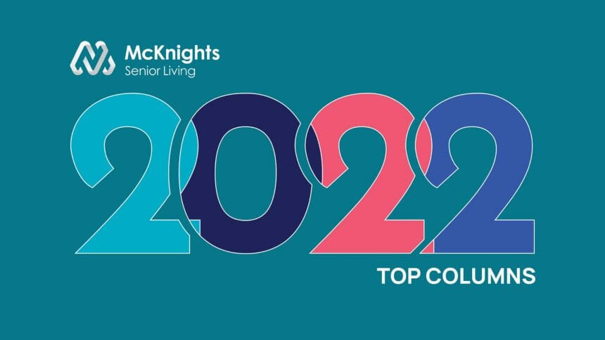 2022 Top Columns, McKnight's Senior Living