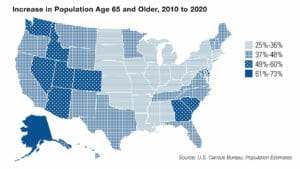 Older adult population isn’t just growing; it’s growing older: report
