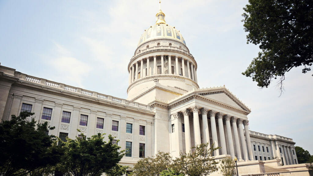 State Capitol Building in Charleston, West Virginia, USA.