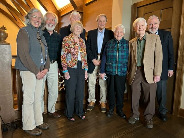 Eight of the LiveWell on the Mountain members