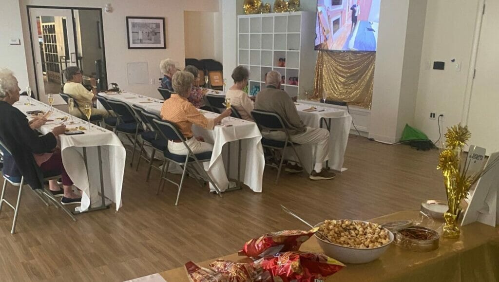 Community throws ‘Golden Bachelor’ watch party